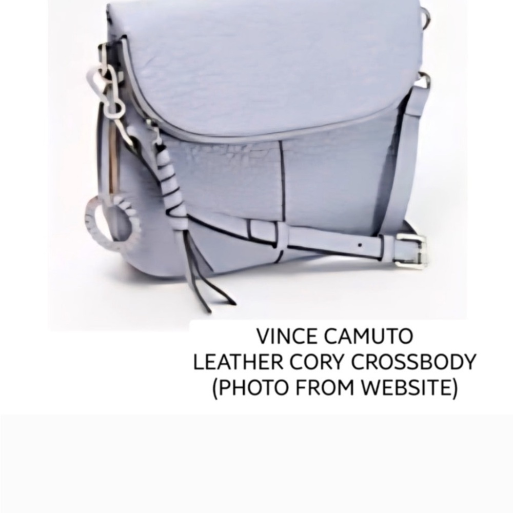 Vince Camuto Blue Crossbody Bag Sleek Design